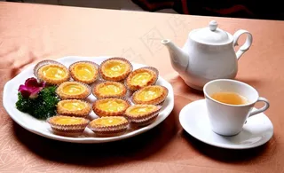 水牛奶蛋挞图片