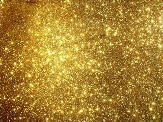 金色璀璨星星亮光机理