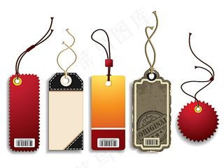 矢量吊牌设计素材