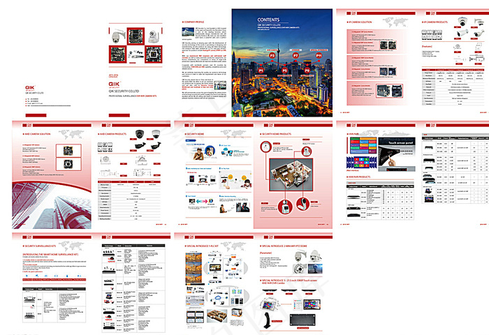 企业画册图片ai矢量模版下载
