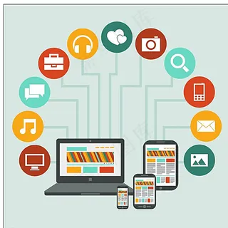 商务科技图标素材图片