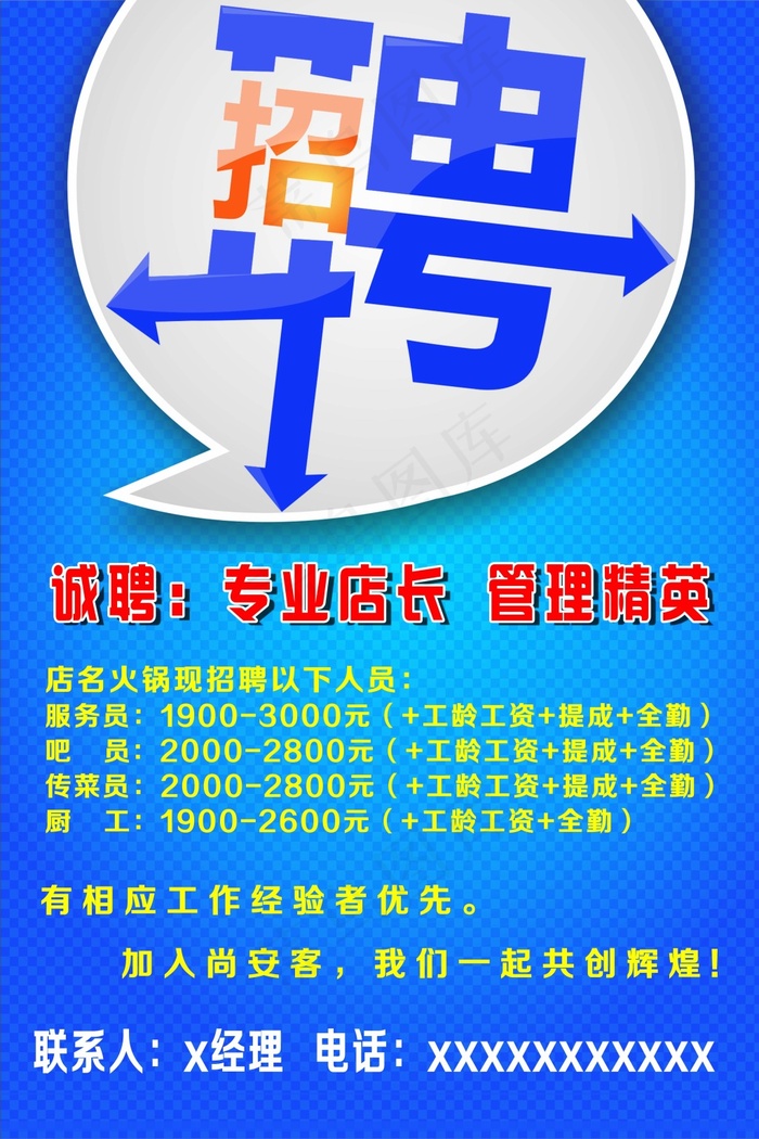招聘(4724X7087(DPI:100))psd模版下载