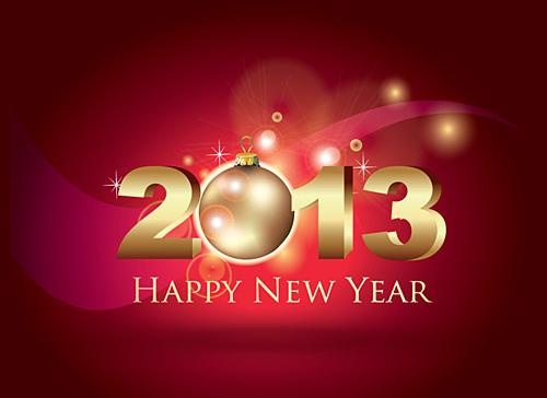 2013新年背景矢量素材eps,ai矢量模版下载
