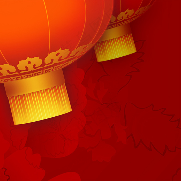 元宵灯笼喜庆主图psd模版下载