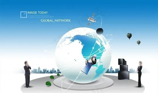 卫星通讯现代科技图片