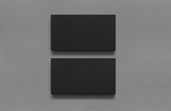 黑色名片样机