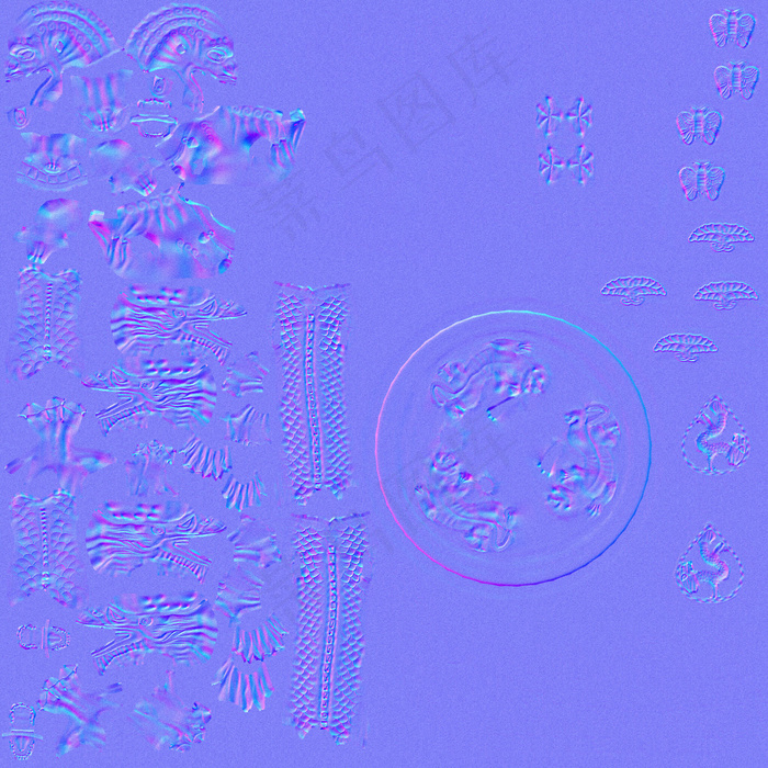 中式陈设3d模型