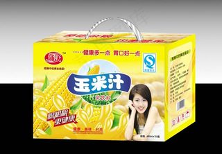 玉米汁包装箱图片
