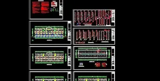 某学校学生公寓平面图及系统图