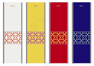 haier冰箱面板简约图案设计