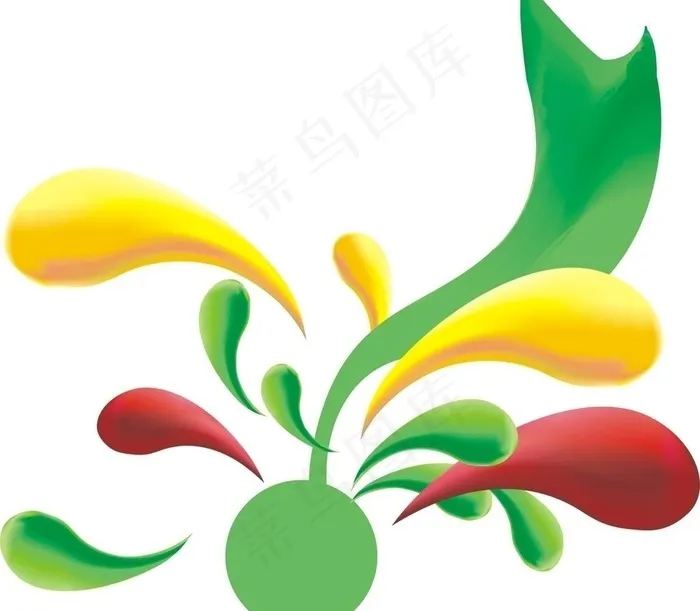 水滴素材图片cdr矢量模版下载
