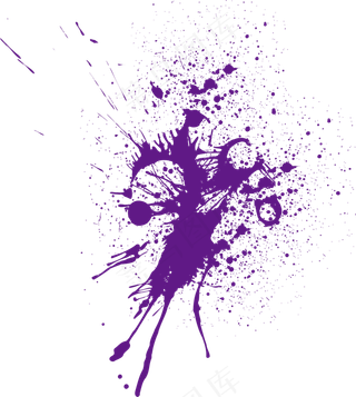 彩色水彩泼墨水墨PNG免扣素材