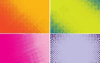 鲜艳色彩背景矢量图