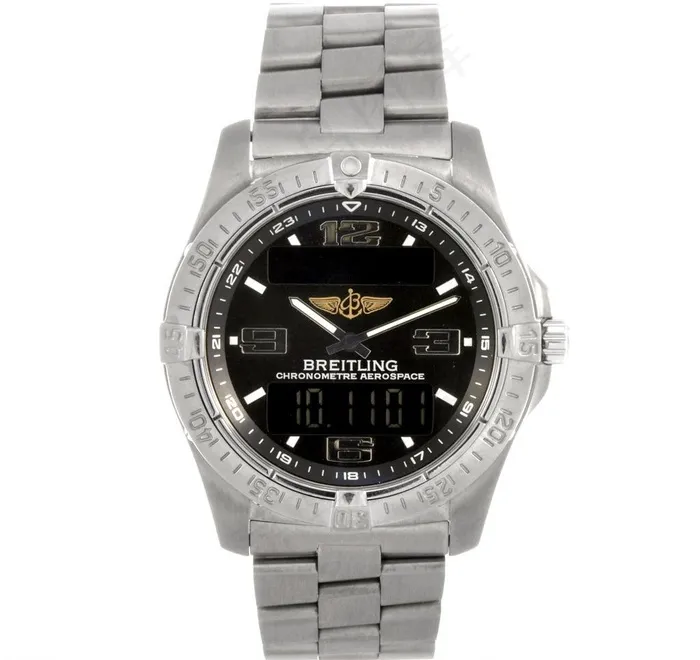 百年灵 电子 石英表图片