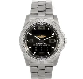 百年灵 电子 石英表图片