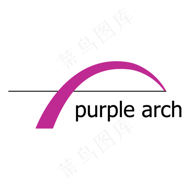 紫色的拱eps,ai矢量模版下载