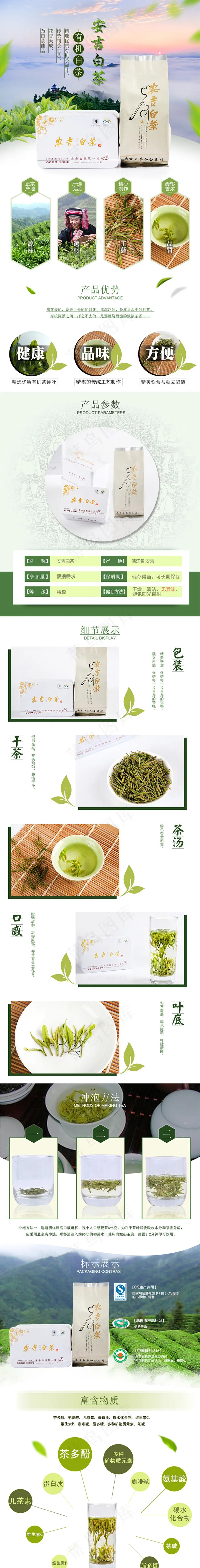 淘宝天猫茶叶宝贝描述详情页设计