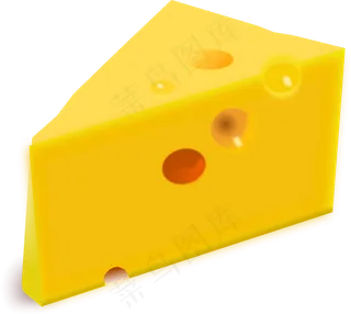 奶酪甜品食品海报PNG素材集合