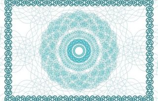 宝蓝经销证书纹