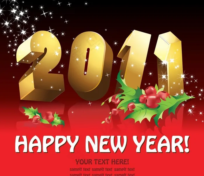 2011创意字体图片psd模版下载