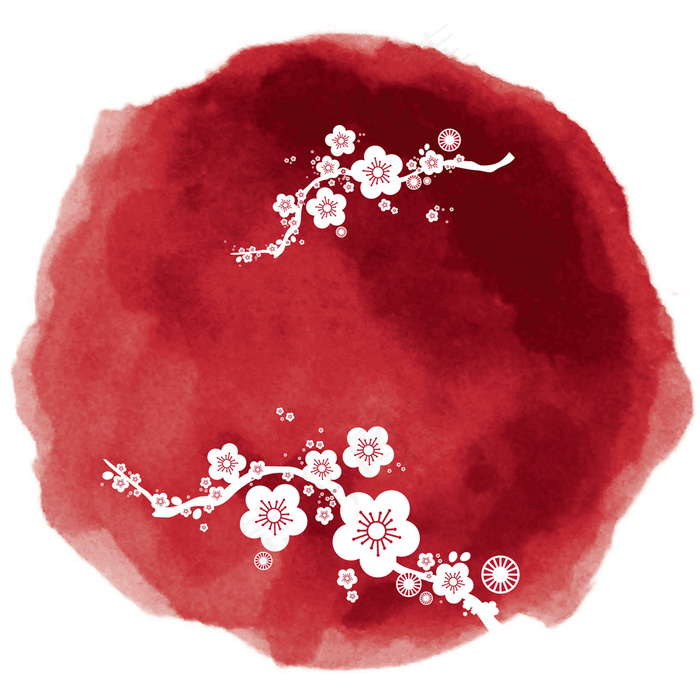 矢量梅花eps,ai矢量模版下载