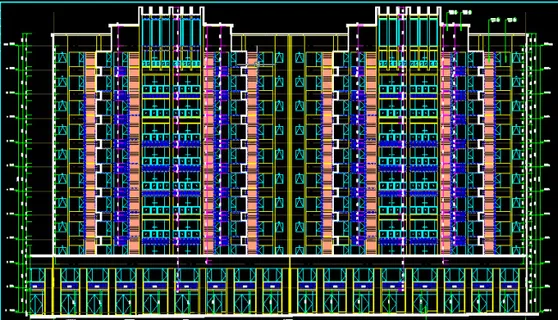 建筑立面设计CAD图