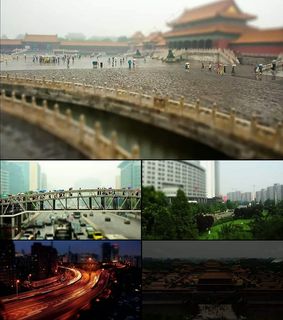 北京延时摄影实拍视频素材*车流...