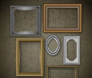 墙上的相框设计