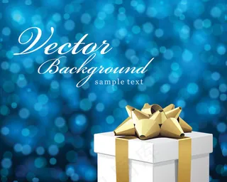 礼物梦幻背景矢量素材