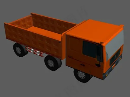 3D全挂式汽车模型