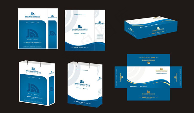 投资担保公司包装设计矢量素材