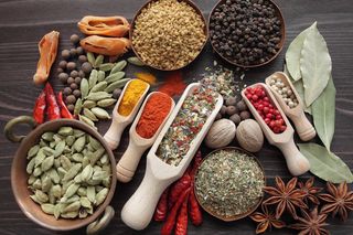 香料实拍背景淘宝天猫素材背景调料摄...
