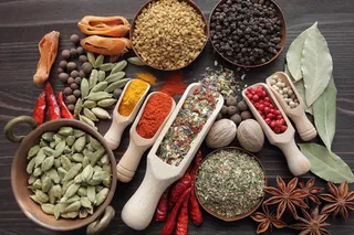 香料实拍背景淘宝天猫素材背景调料摄...