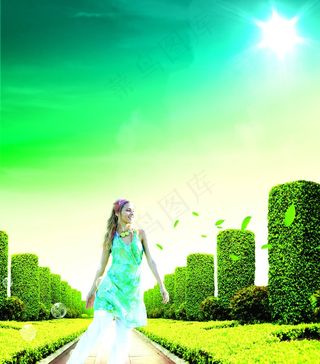 欧美时尚女性PSD模板