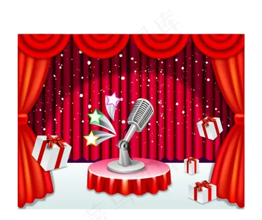 矢量紅色背景素材