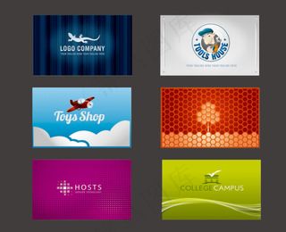 名片设计样板艺术名片背景科技名片