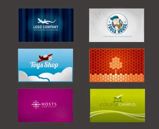 名片设计样板艺术名片背景科技名片