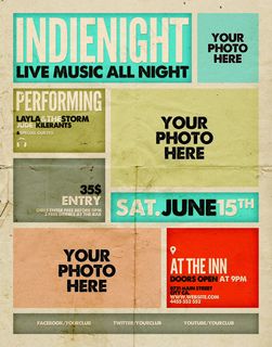 纯英文酷炫创意海报ＰＳＤ