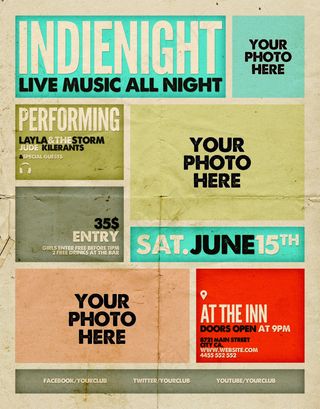 纯英文酷炫创意海报ＰＳＤ