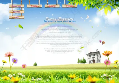 春天郊外风景图片素材