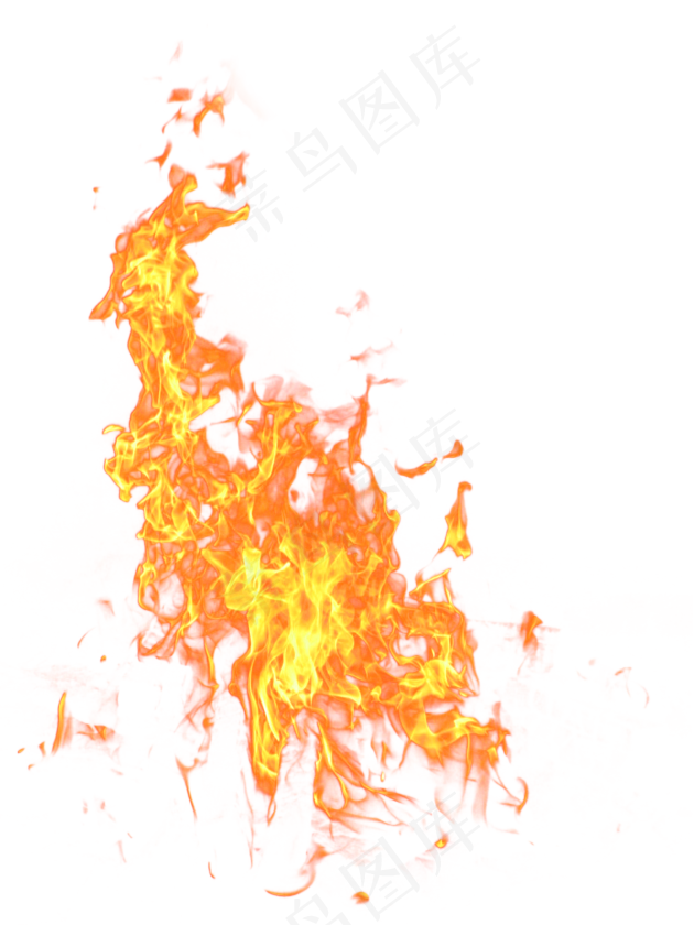 火焰火苗装饰特效免扣PNG素材(630X840)