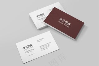 简约名片正反面样机模板简约名片正反面样机模板