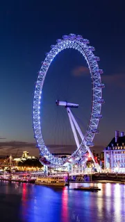 漂亮的夜景摩天轮高清摄影图片 漂亮的夜景摩天轮高清摄影图片