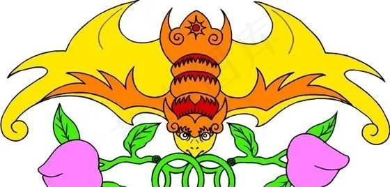 吉祥图案 中华传统图案 动物装饰图案 矢量素材 CDR格式_0004cdr矢量模版下载