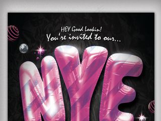 2018粉色气球女士之夜女士新年派...