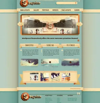 国外网站模块图片