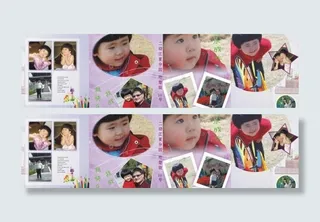 儿童相册模板图片