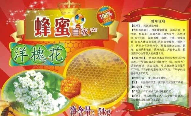 蜂蜜图片cdr矢量模版下载