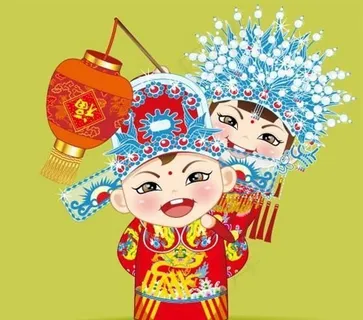 中国古代婚礼 新娘新郎卡通矢量素材...