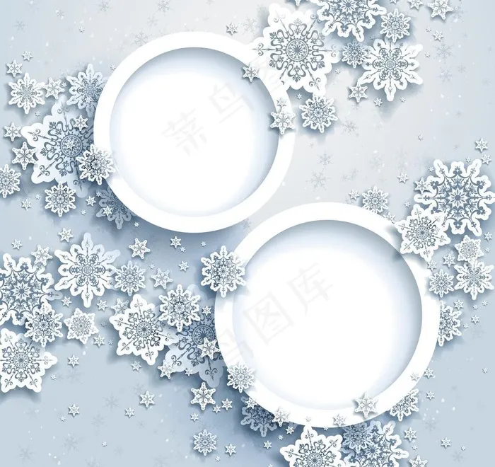 雪花图片eps,ai矢量模版下载